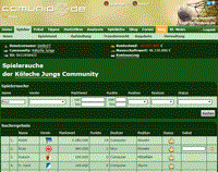 Screenshot Spielersuche